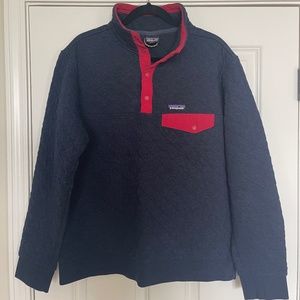 Men's Patagonia Cotton Quilted snap t pullover